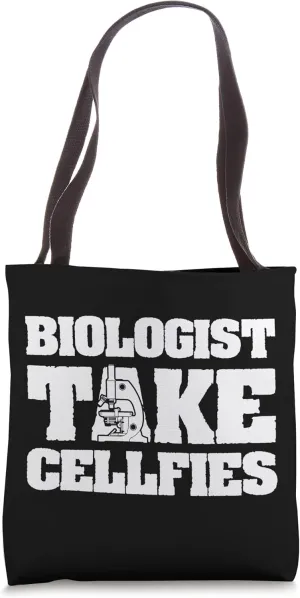 Molecular Biology Biologist Genetic Scientist DNA Cellfies Tote Bag