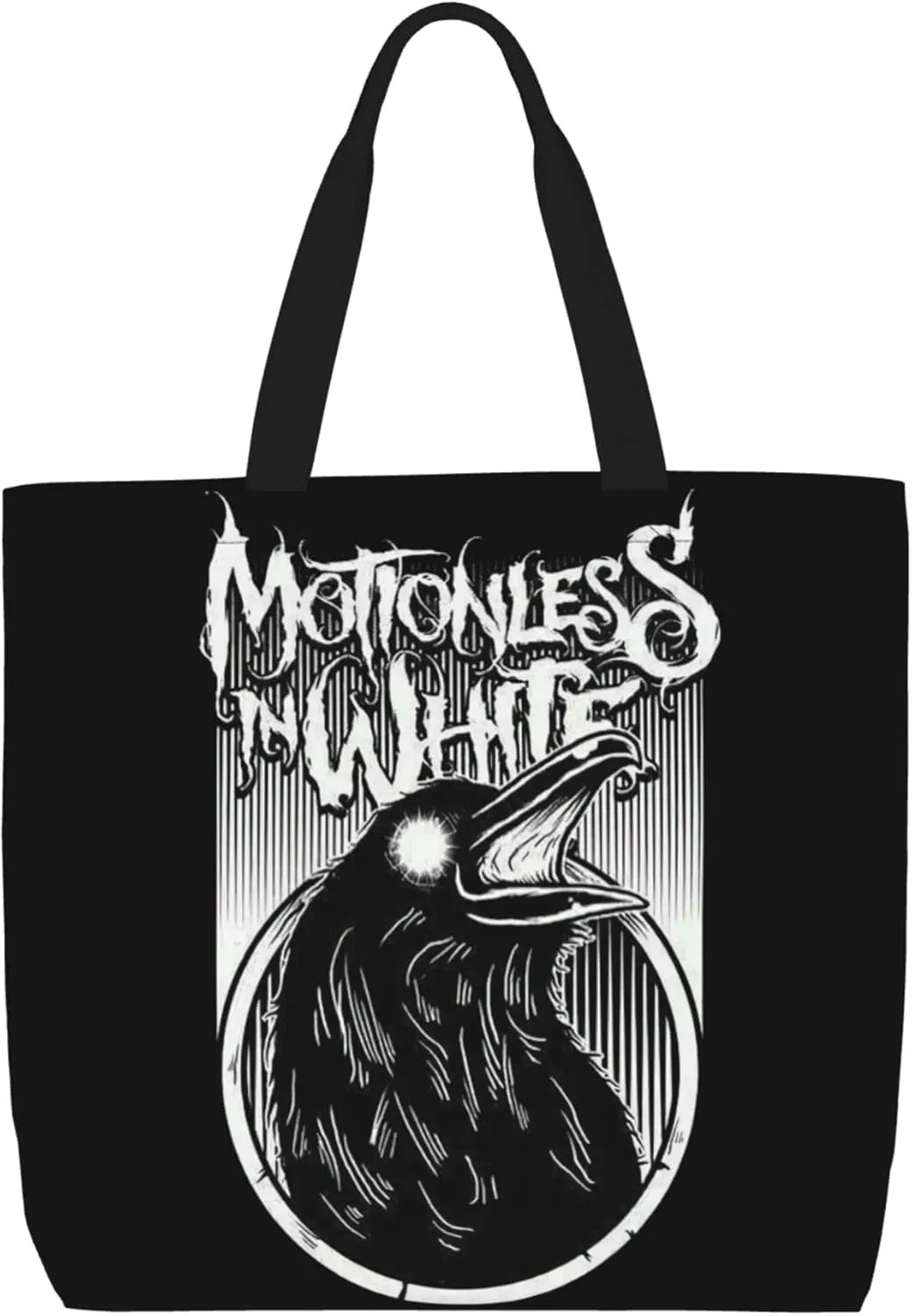 Motionless Rock In White Tote Bag for Women Lightweight Large Tote Bag Shoulder Bag Handbag for Travel Work Gym