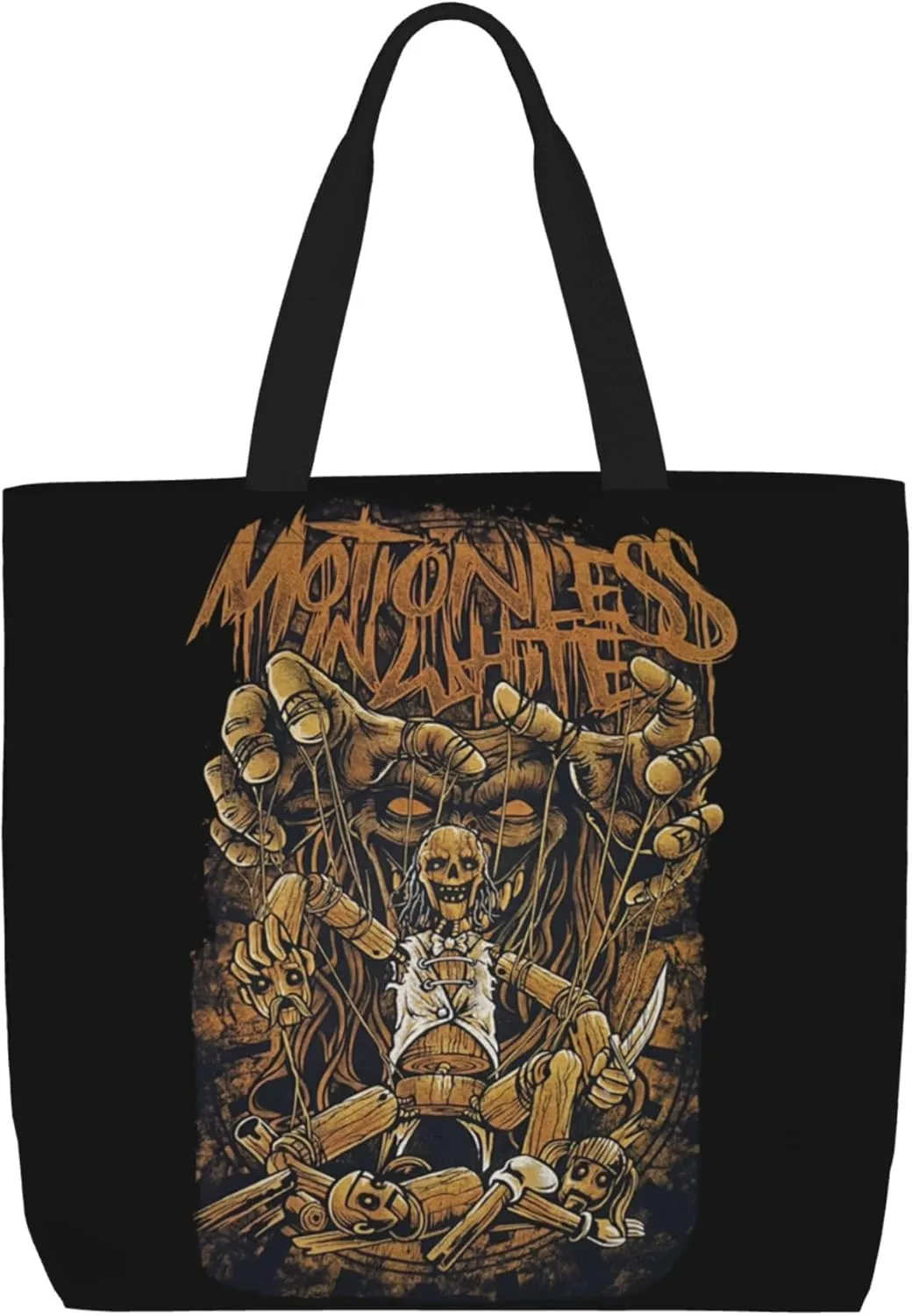 Motionless Rock In White Tote Bag for Women Lightweight Large Tote Bag Shoulder Bag Handbag for Travel Work Gym