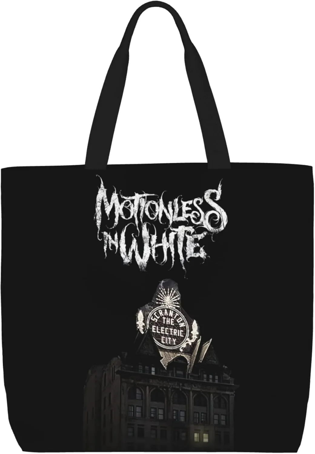 Motionless Rock In White Tote Bag for Women Lightweight Large Tote Bag Shoulder Bag Handbag for Travel Work Gym