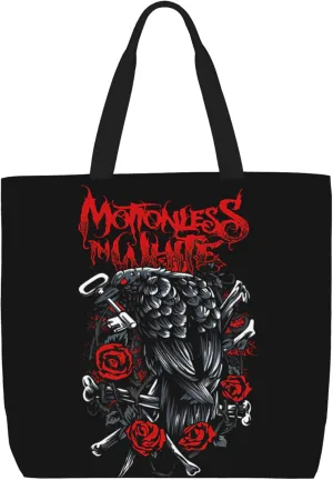 Motionless Rock In White Tote Bag for Women Lightweight Large Tote Bag Shoulder Bag Handbag for Travel Work Gym