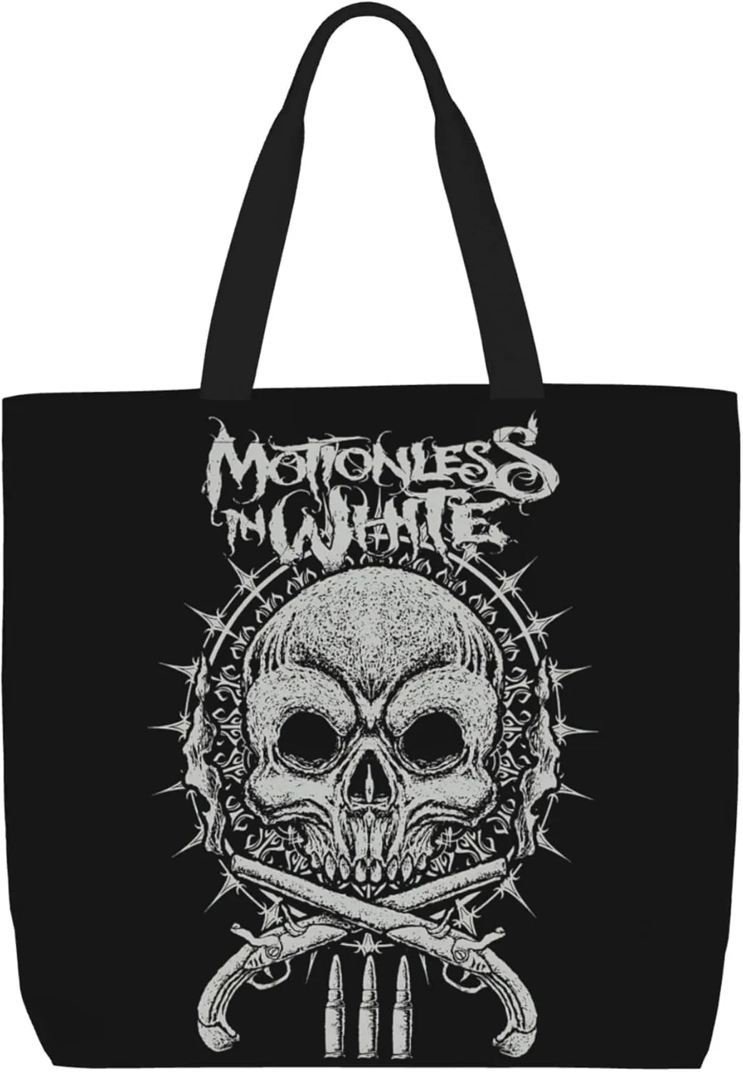 Motionless Rock In White Tote Bag for Women Lightweight Large Tote Bag Shoulder Bag Handbag for Travel Work Gym