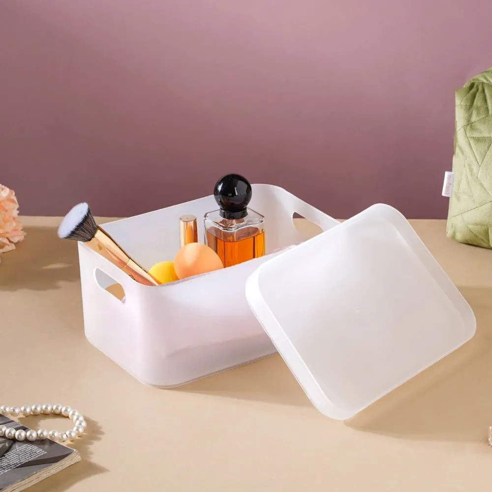 Multipurpose Desk Storage Box And Lid