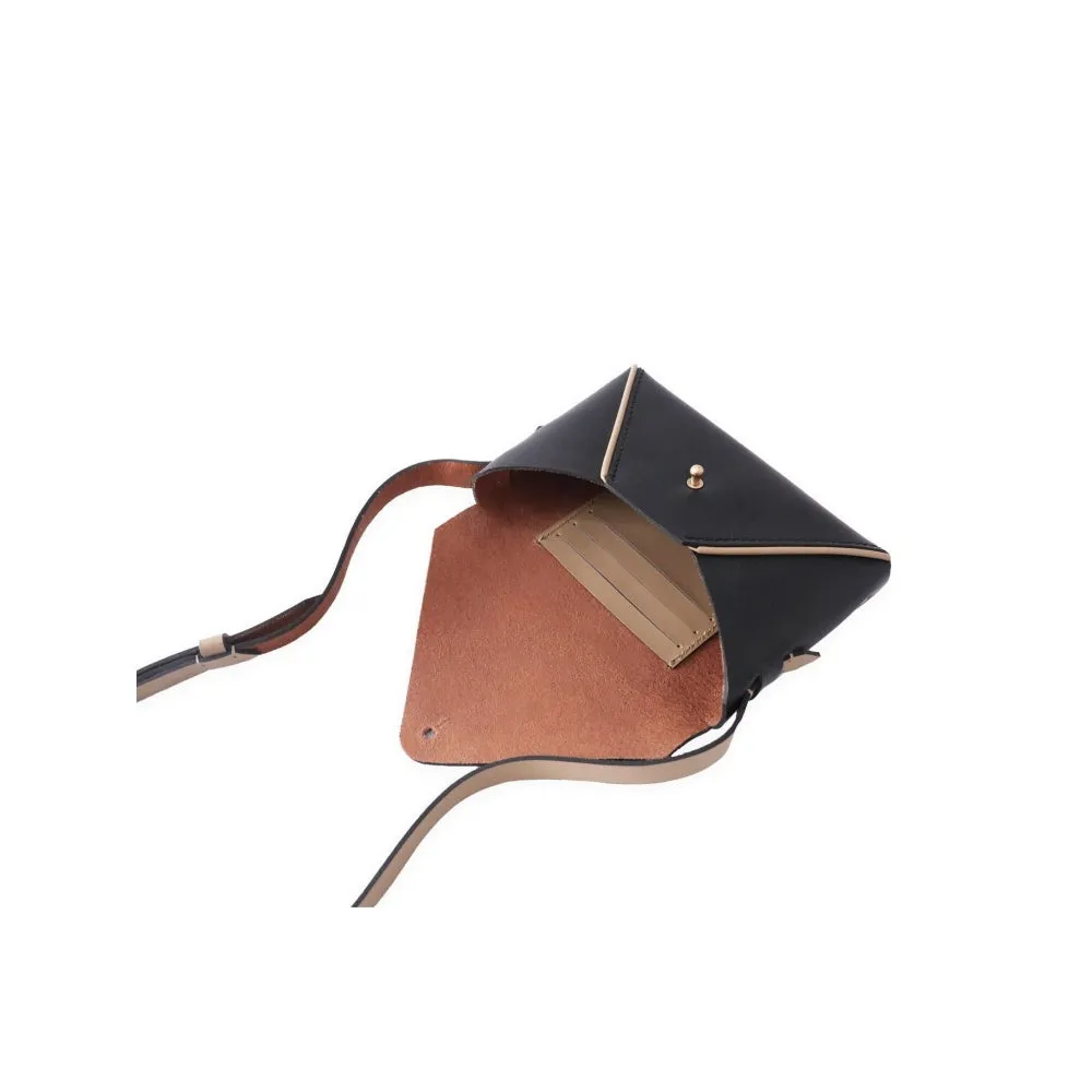 Nappa Dori Black Envelope Sling