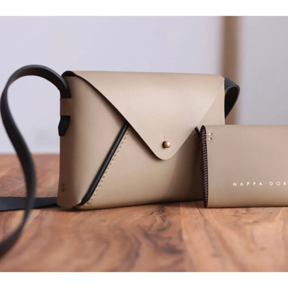 Nappa Dori Clay Envelope Sling