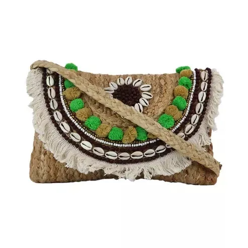 Natural Jute Sling Bag