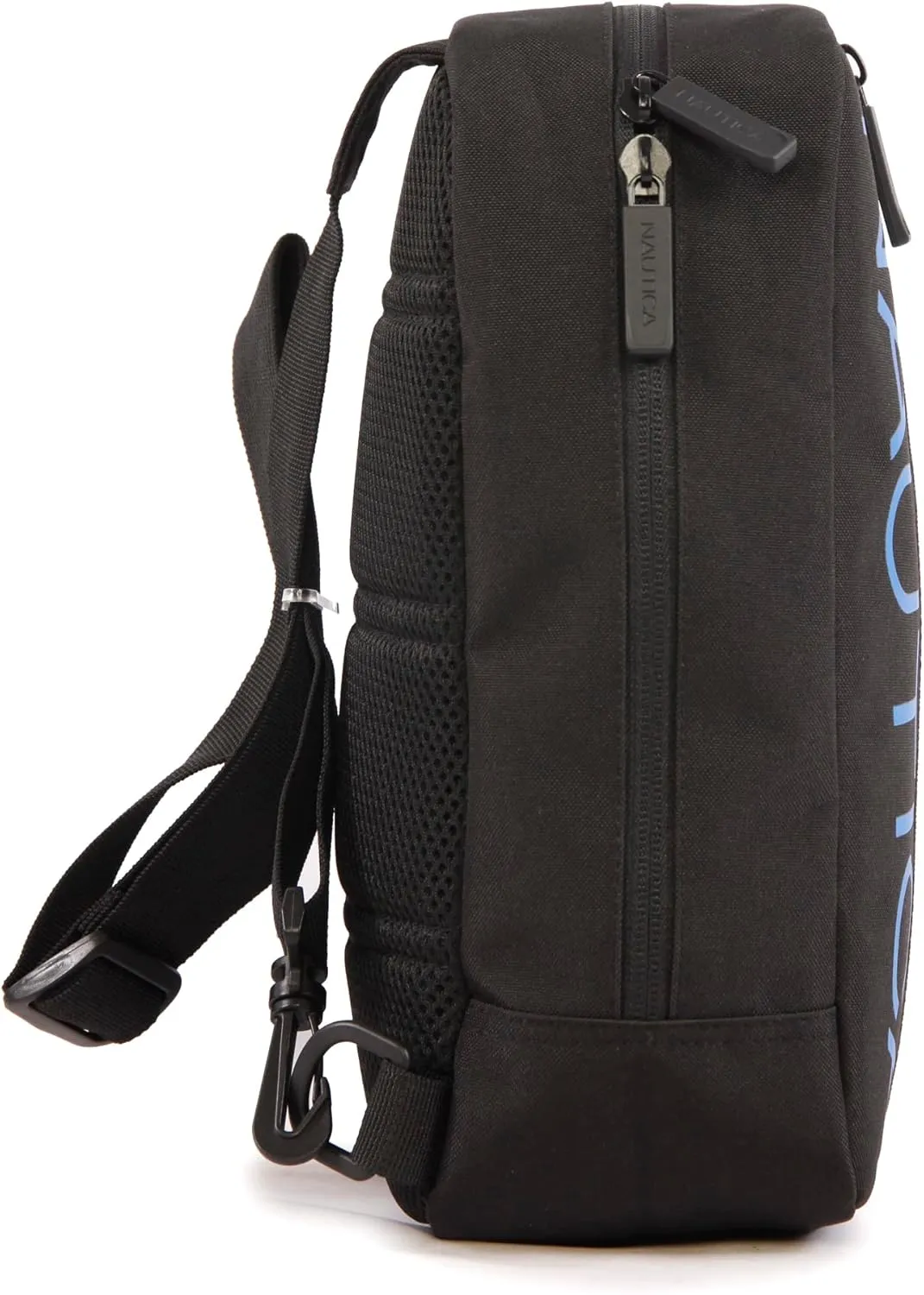 NAUTICA Unisex's Sling Shoulder Bag, Black Blue