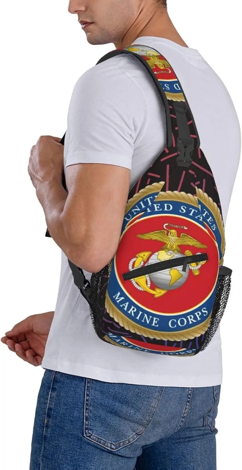 Nav-Y-1920w Small Crossbody Backpack Sling Bag For Men Women Mini One Shoulder Chest Bags Gym Sport Travel Hiking Daypack