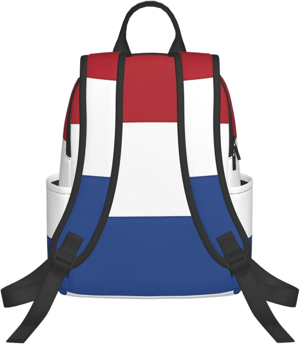 Netherlands Holland Flag Casual Backpacks Large Capacity Laptop Backpack Sports Fitness Rucksack Travel Carry-On Daypack Work Bag for Outdoor Camping