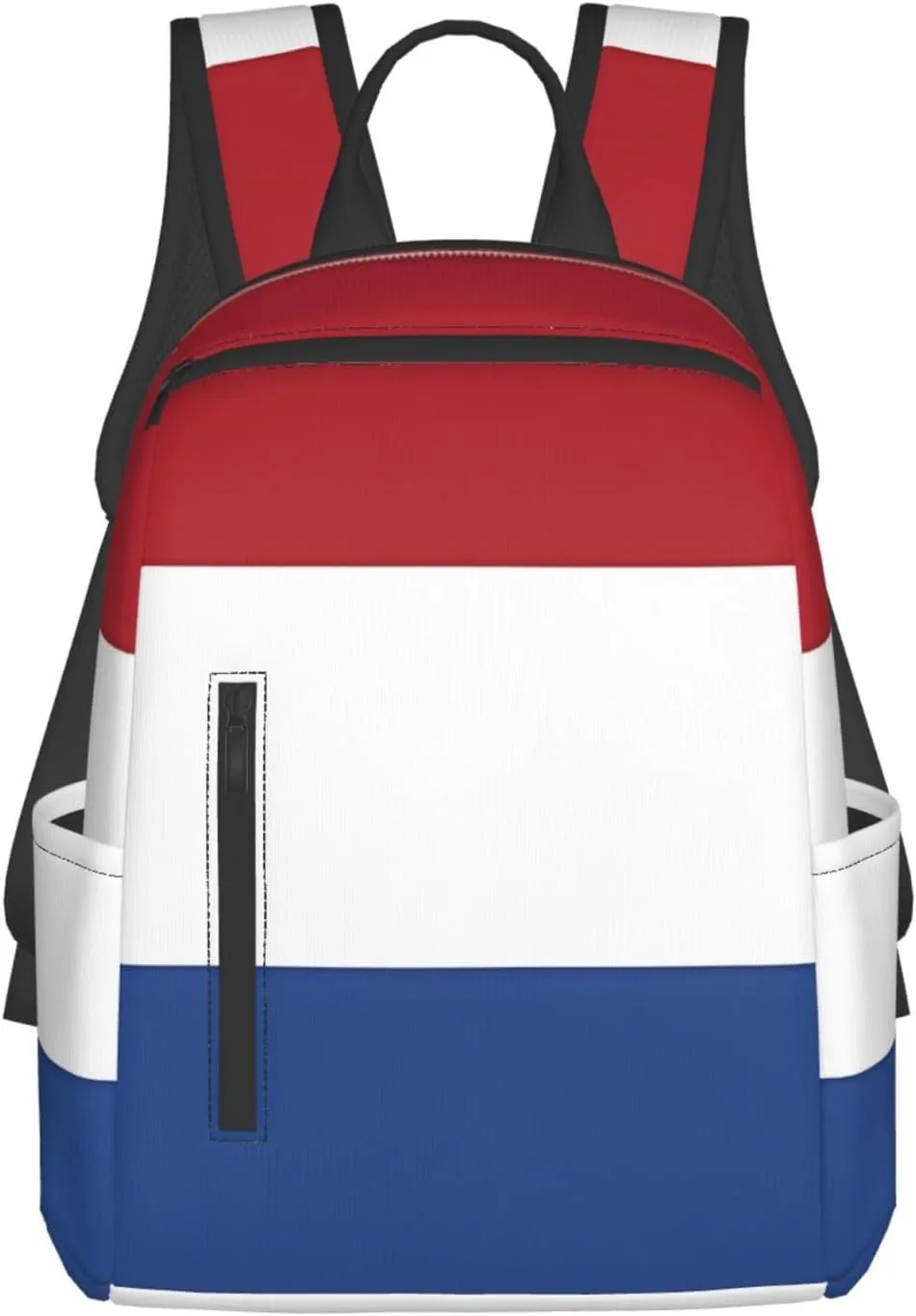 Netherlands Holland Flag Casual Backpacks Large Capacity Laptop Backpack Sports Fitness Rucksack Travel Carry-On Daypack Work Bag for Outdoor Camping