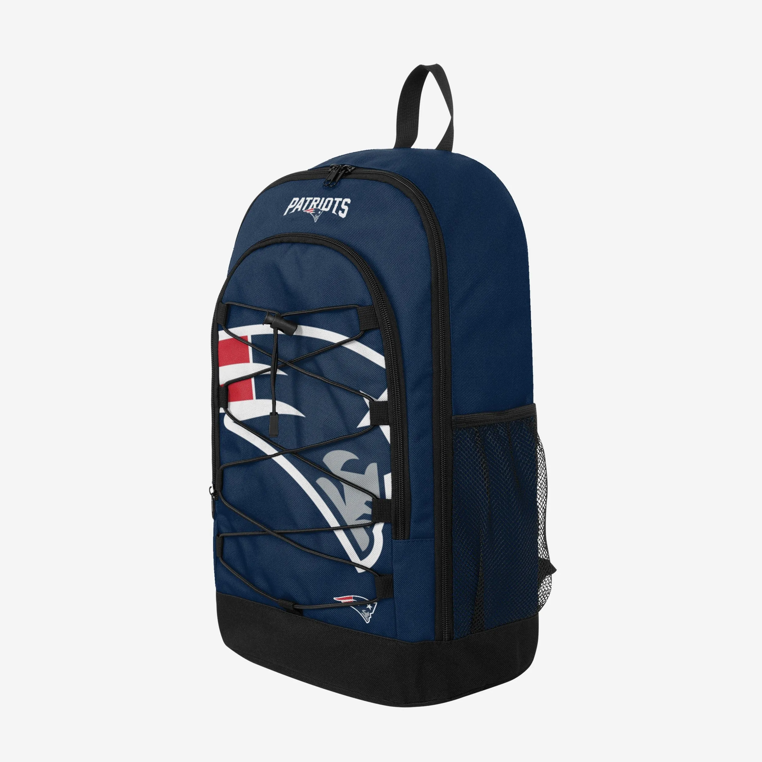 New England Patriots Big Logo Bungee Backpack