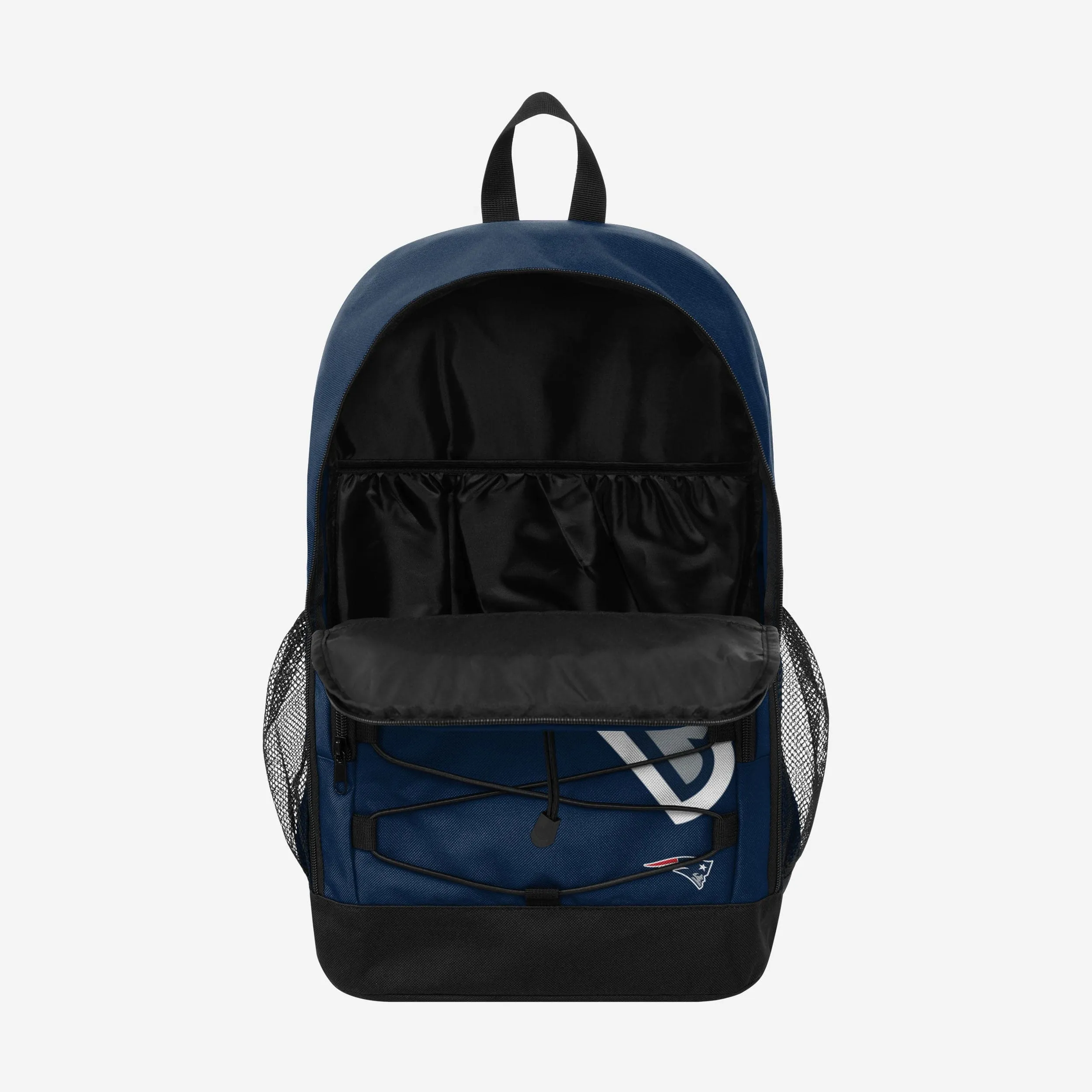 New England Patriots Big Logo Bungee Backpack