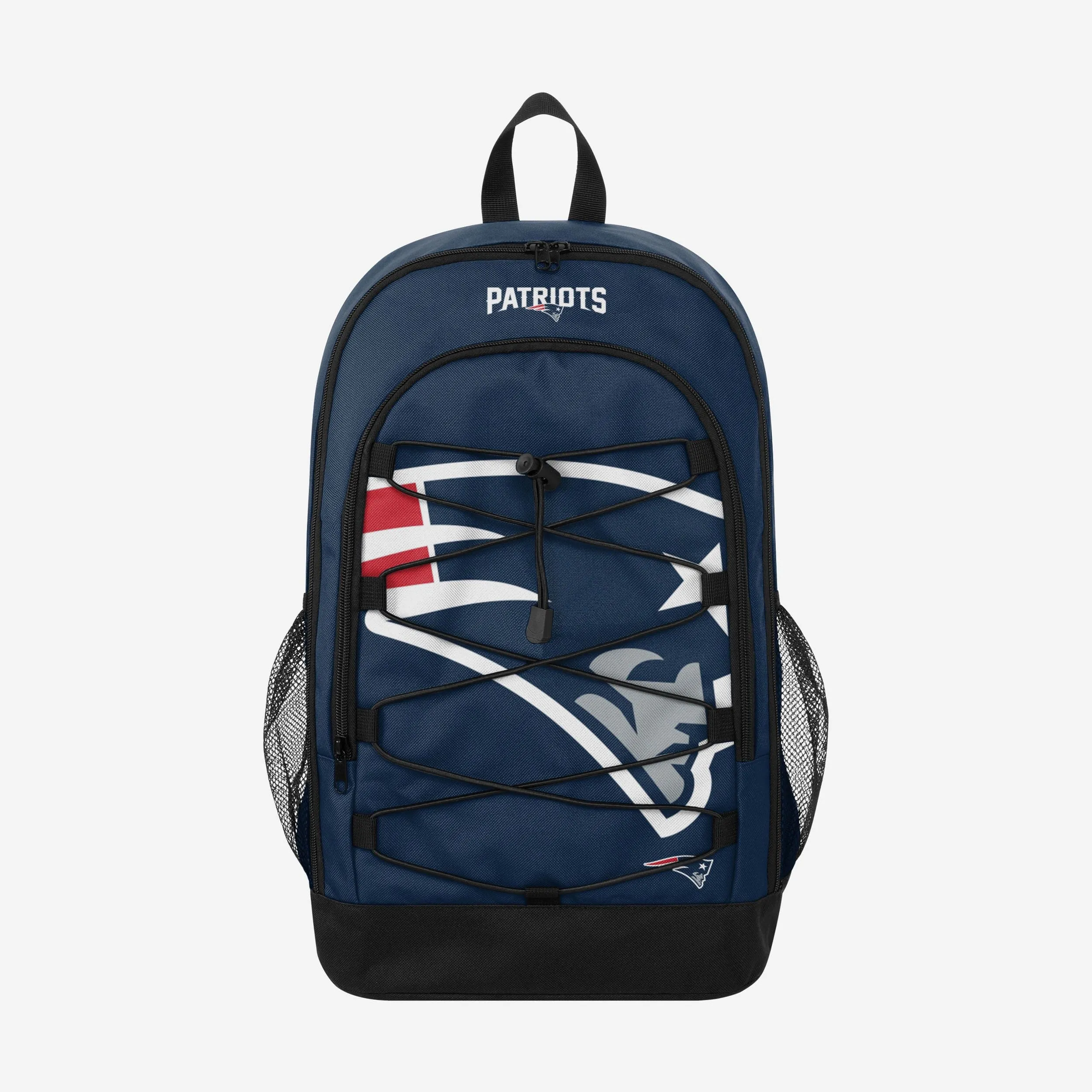 New England Patriots Big Logo Bungee Backpack