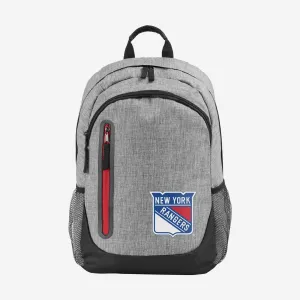 New York Rangers Heather Grey Bold Color Backpack