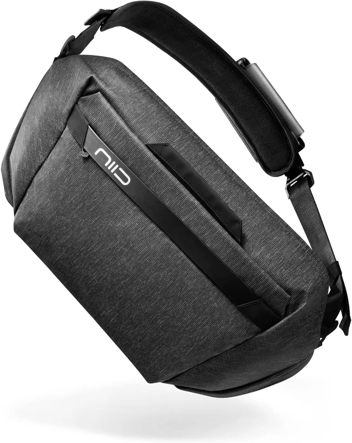 NIID CACHE H1 Hybrid Sling Bag & Duffel Bag, Large Capacity Gym Bag, Intuitive Storage Access Crossbody Shoulder Bag with Magnetic Closure for Travel Sports Buissness (Dark Grey)