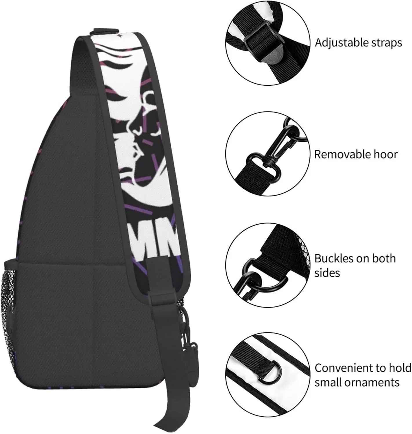 No More Stolen Sisters Mmiw Small Crossbody Backpack Sling Bag For Men Women Mini One Shoulder Chest Bags Gym Sport Travel Hiking Daypack
