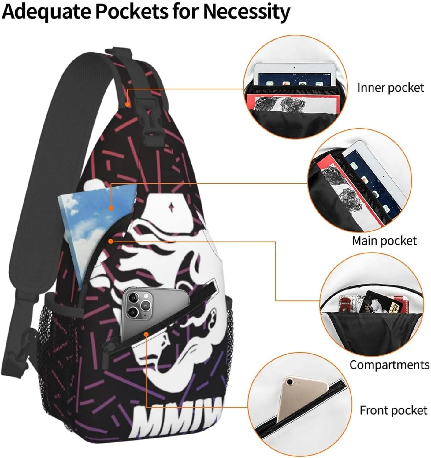 No More Stolen Sisters Mmiw Small Crossbody Backpack Sling Bag For Men Women Mini One Shoulder Chest Bags Gym Sport Travel Hiking Daypack