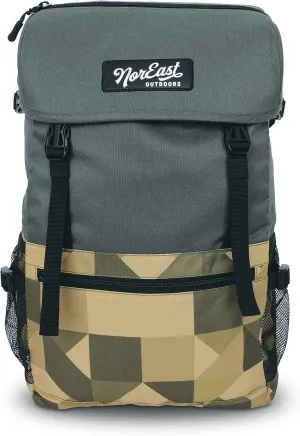 Nomad Laptop Backpack – Minimalist Style Urban Bag – Travel and Commute Backpack (Forest/Gold)