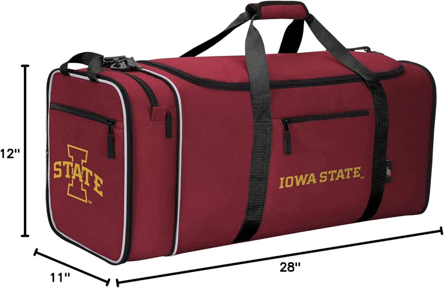 Northwest NCAA Iowa State Cyclones Unisex-Adult "Steal" Duffel Bag, 28" x 11" x 12", Steal