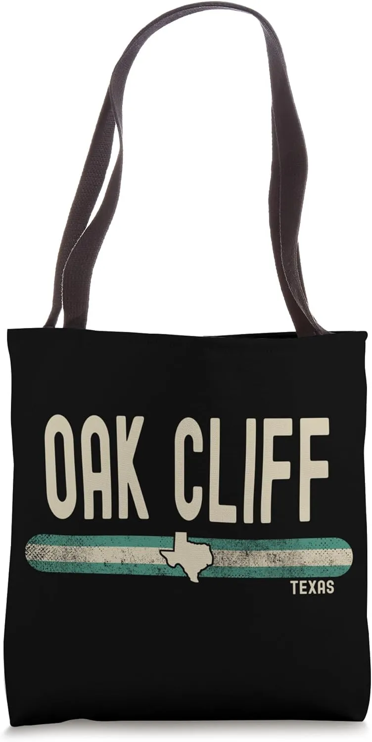 Oak Cliff TX | Texas | Travel & 80s Style Tote Bag