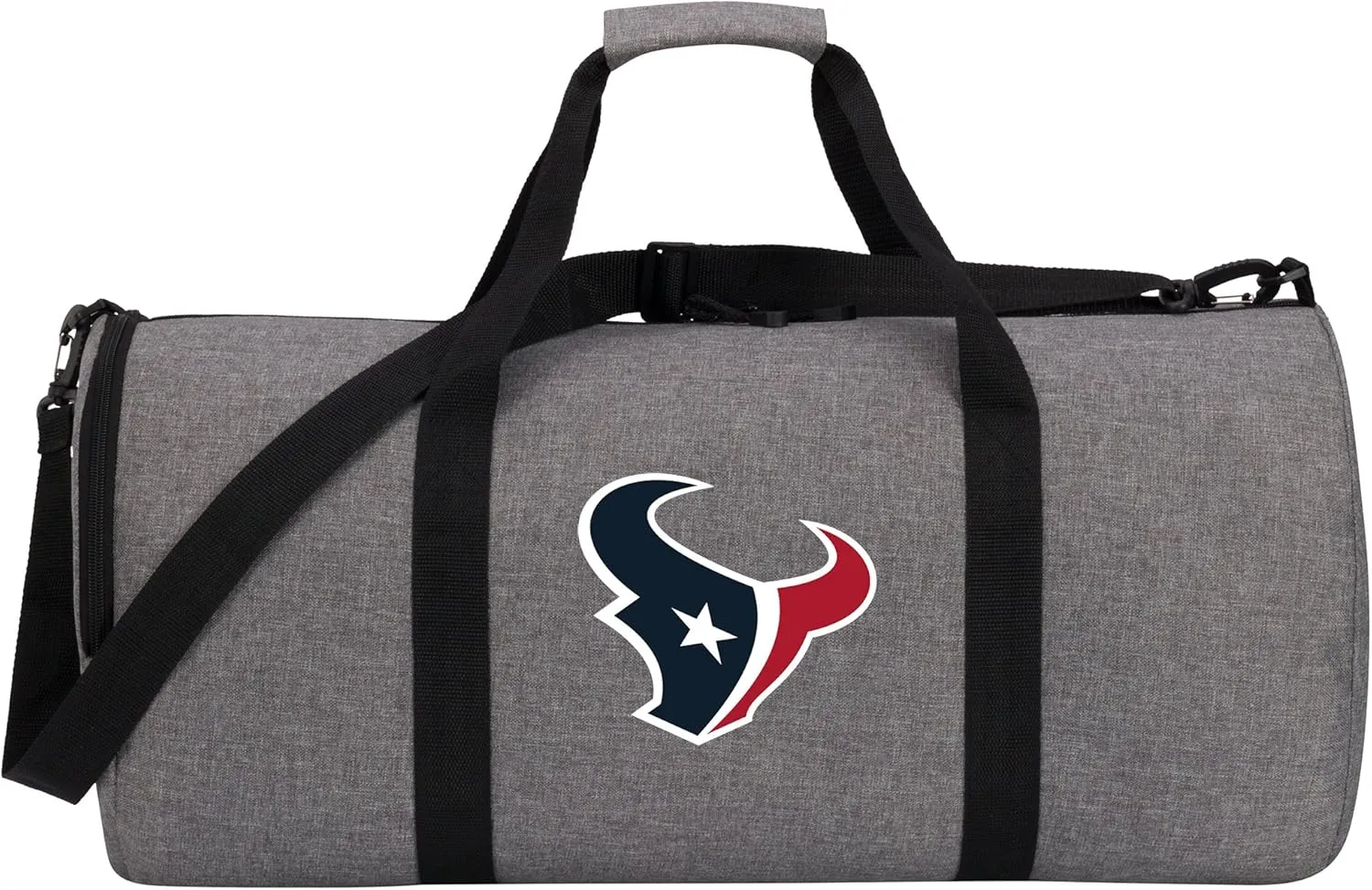Officially Licensed NFL "Wingman" Duffel Bag, Gray, 24" x 12" x 12"