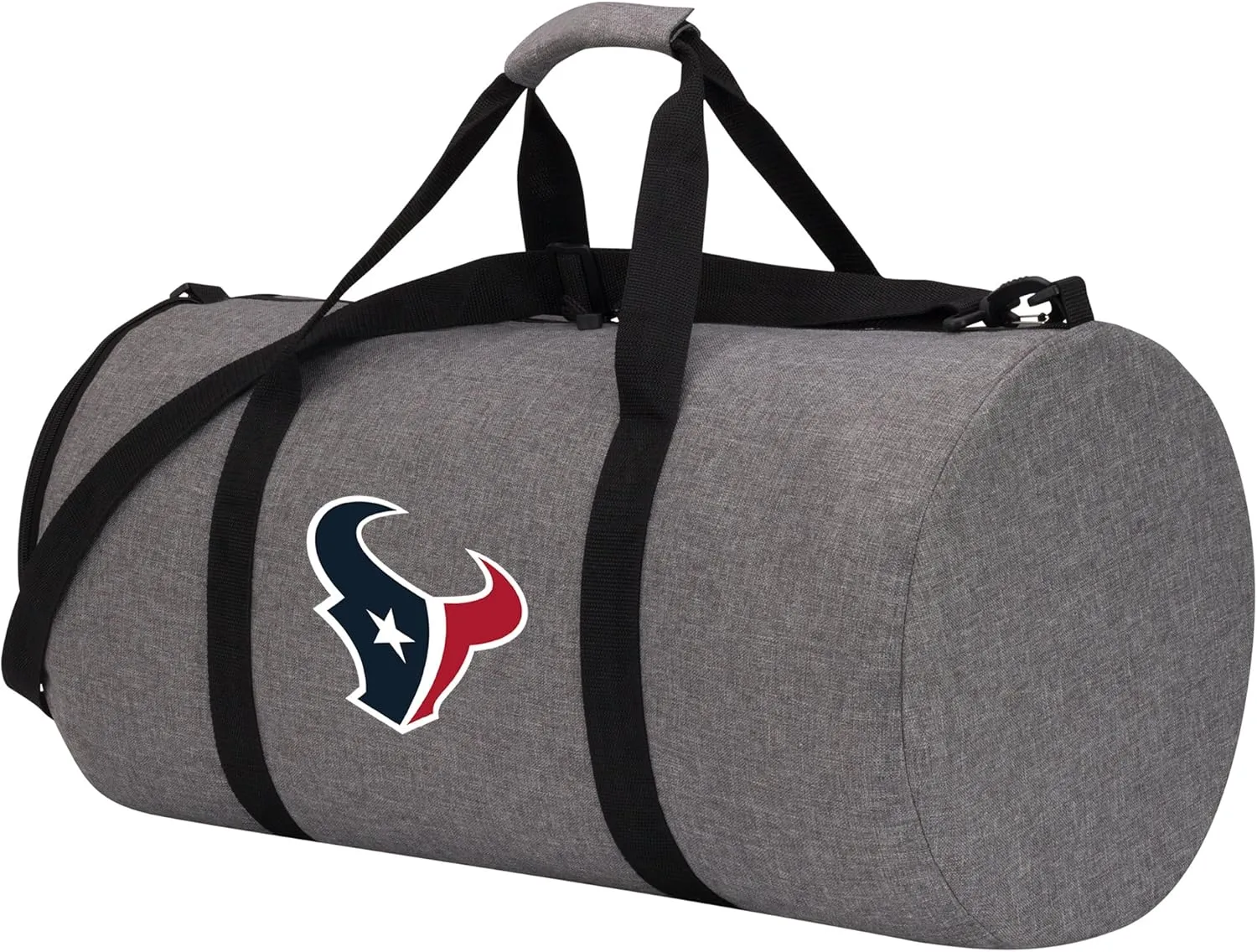 Officially Licensed NFL "Wingman" Duffel Bag, Gray, 24" x 12" x 12"