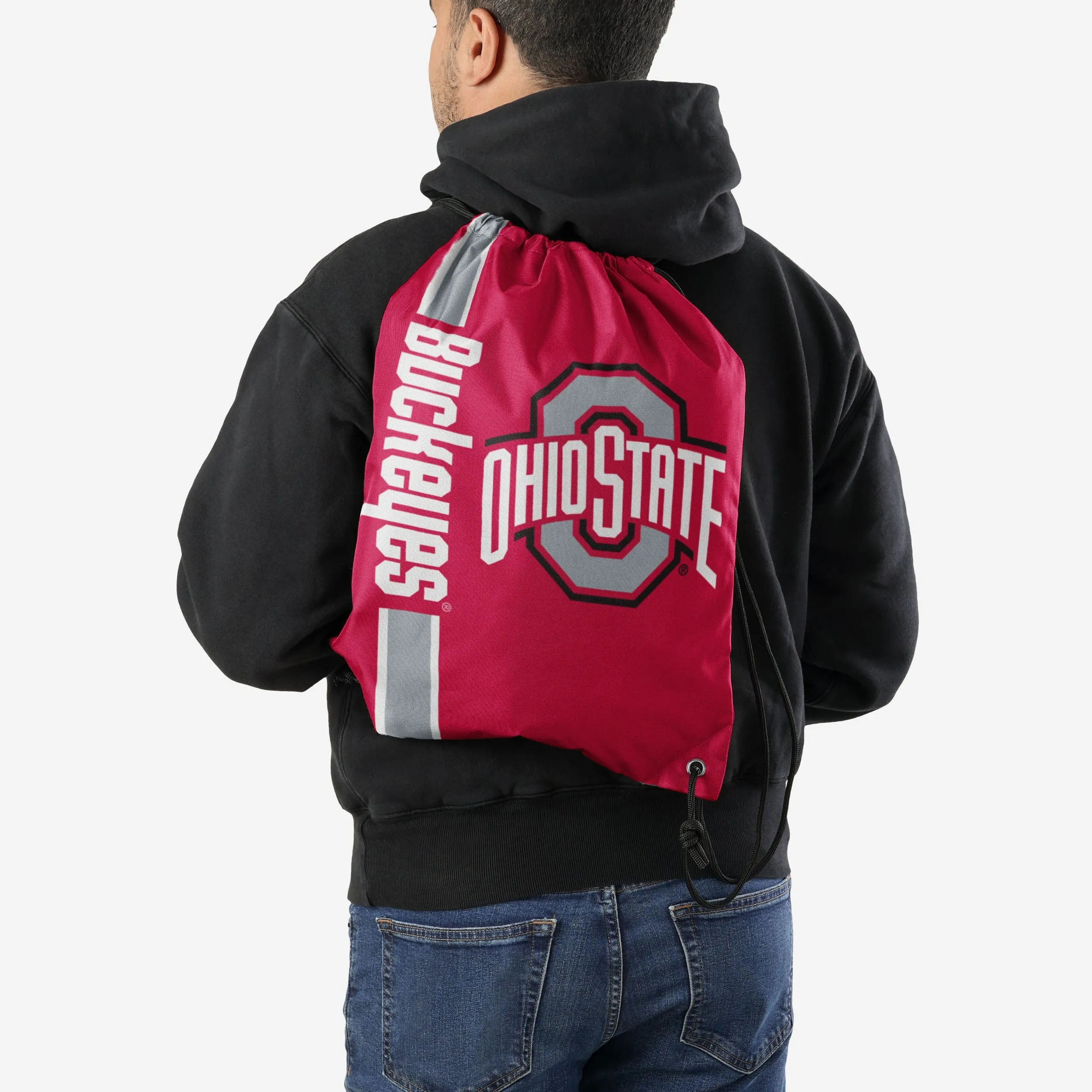 Ohio State Buckeyes Big Logo Drawstring Backpack