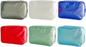 ONEART 6 Pcs Translucent Makeup Bag Small Portable Organizing Cosmetic Bag Travel Toiletry Carry Pouch with Zipper, Set 1