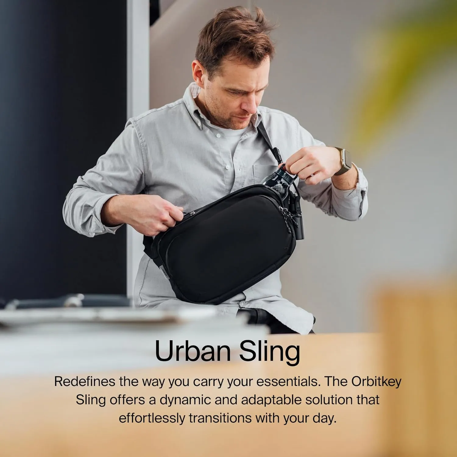 Orbitkey Urban Sling Plus - Terracotta