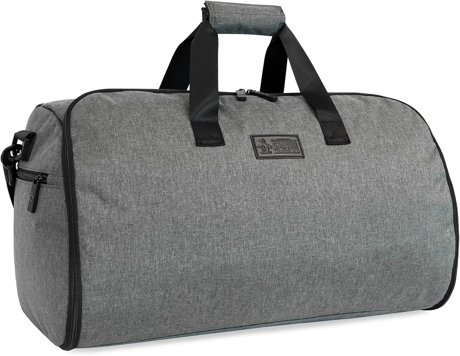ORIGINAL PENGUIN Rolling Duffel, Grey Crosshatch