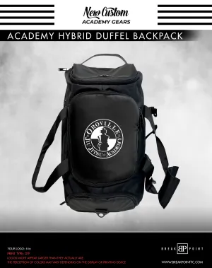 Oroville Jiu Jitsu Academy Hybrid Duffel Backpack #380 B