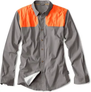 Orvis Long-Sleeve Featherweight Shooting Shirt - Breathable Button Up Shirt for Men with Ambidextrous Shooting Patches
