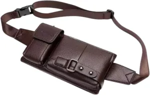 Outdoor Sports Waist Bag Portable Storage Fanny Pack for Running Travel and Work Durable PU Material Multi Functional Design for Phone Keys and Essentials