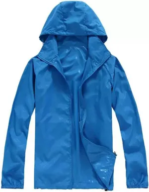 Outdoor UV protection clothing breathable Summer Thin beach sunscreen clothes Men