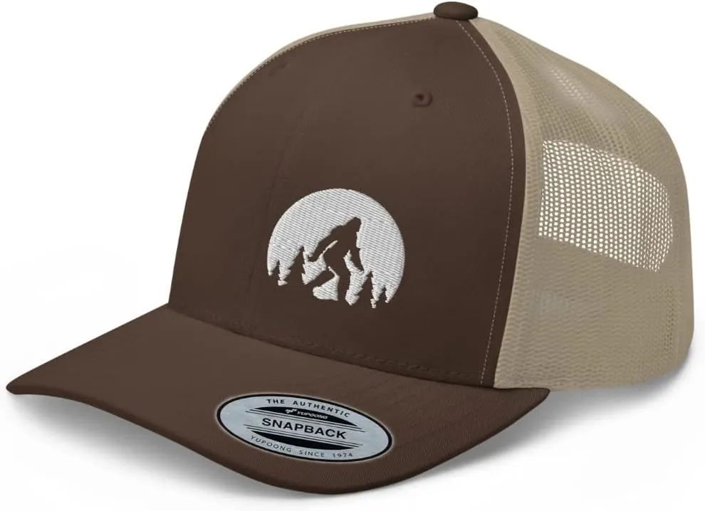 Outdoors SE Trucker Hat Mid Crown Curved Bill Adjustable Cap Transparent