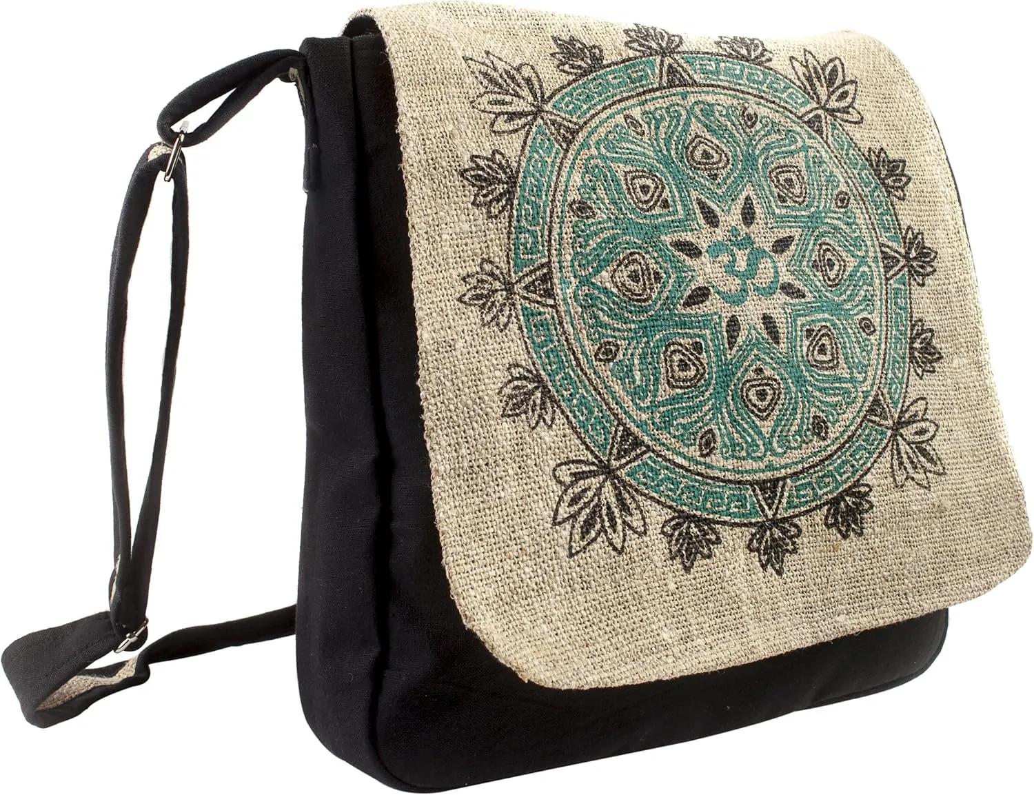 Pandora Hemp Messenger Bag
