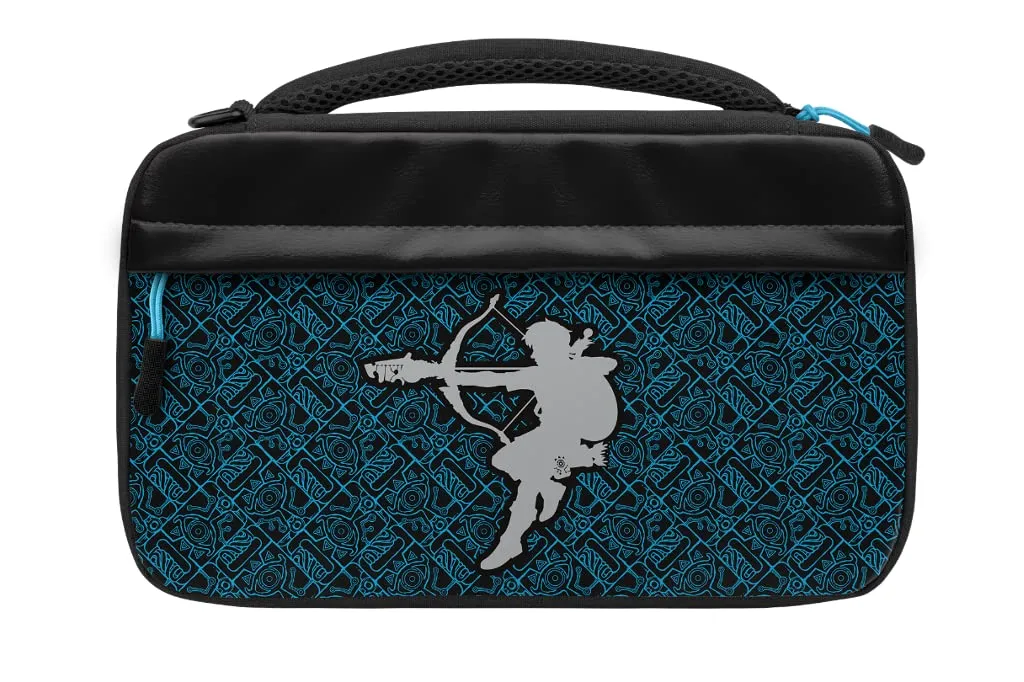 PDP Messenger Case Glow Sheikah Shoot Nintendo Switch, Black