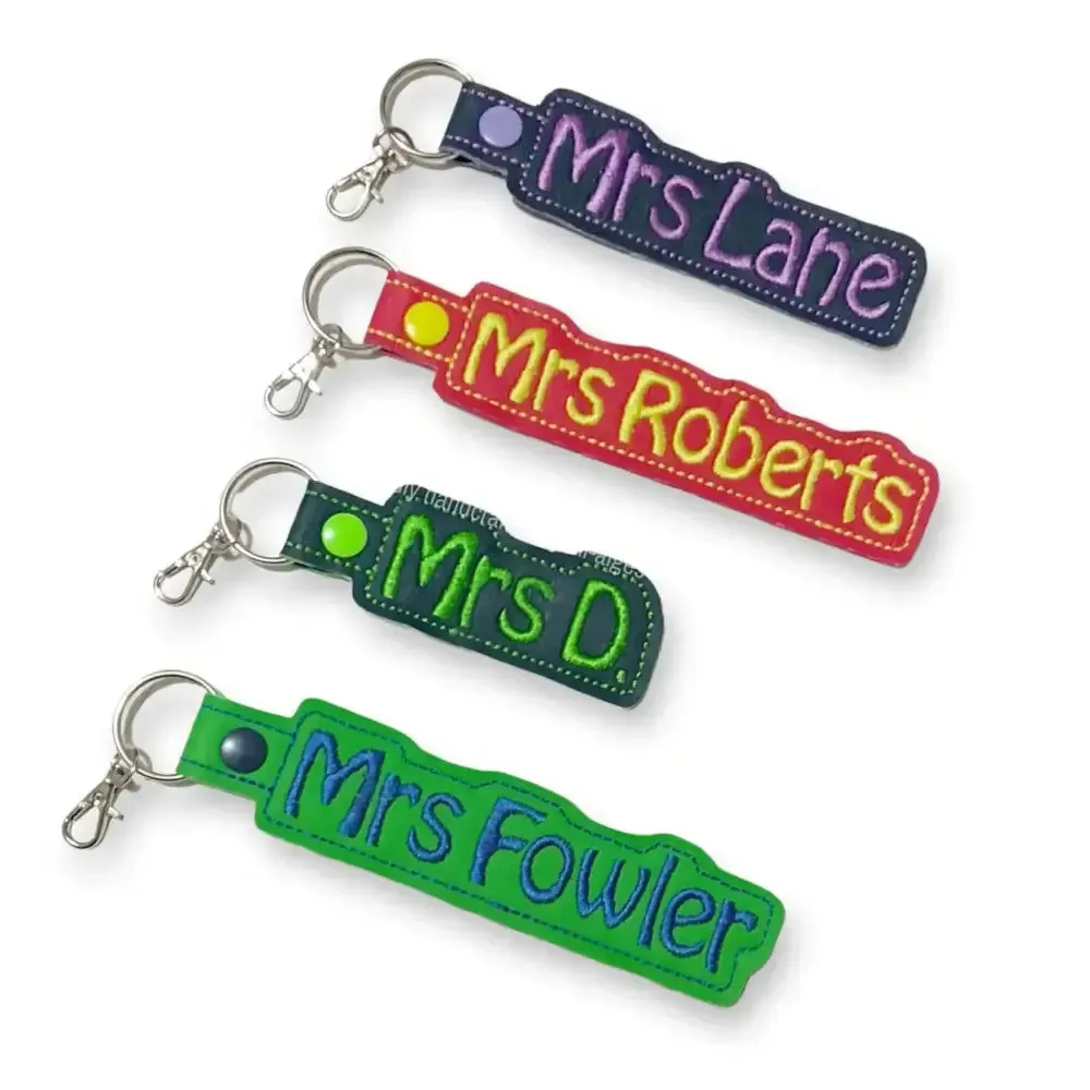 Personalised Name Keychain for Teachers, Personalised gift Suggestions, Christmas Gift Ideas, made in Australia