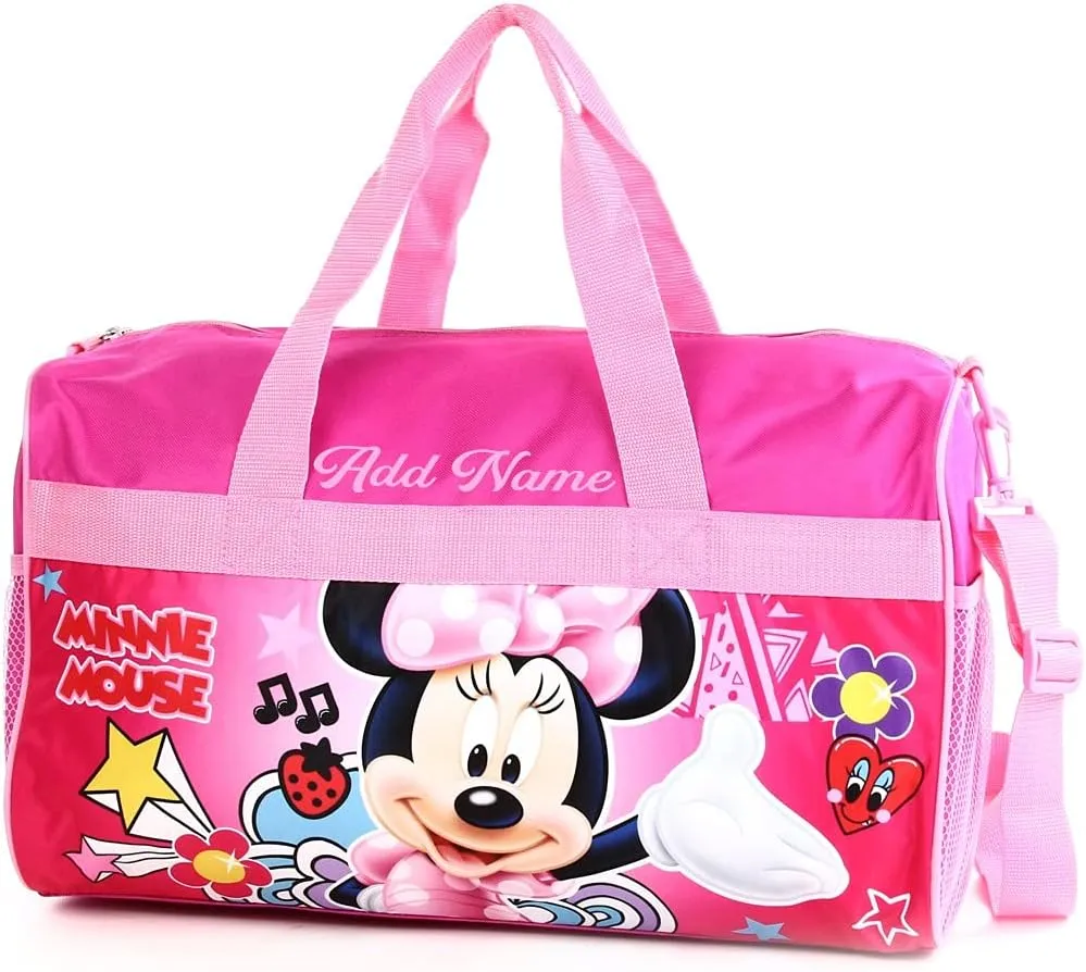 Personalized Licensed Kids Duffel Bag - Minnie Mouse