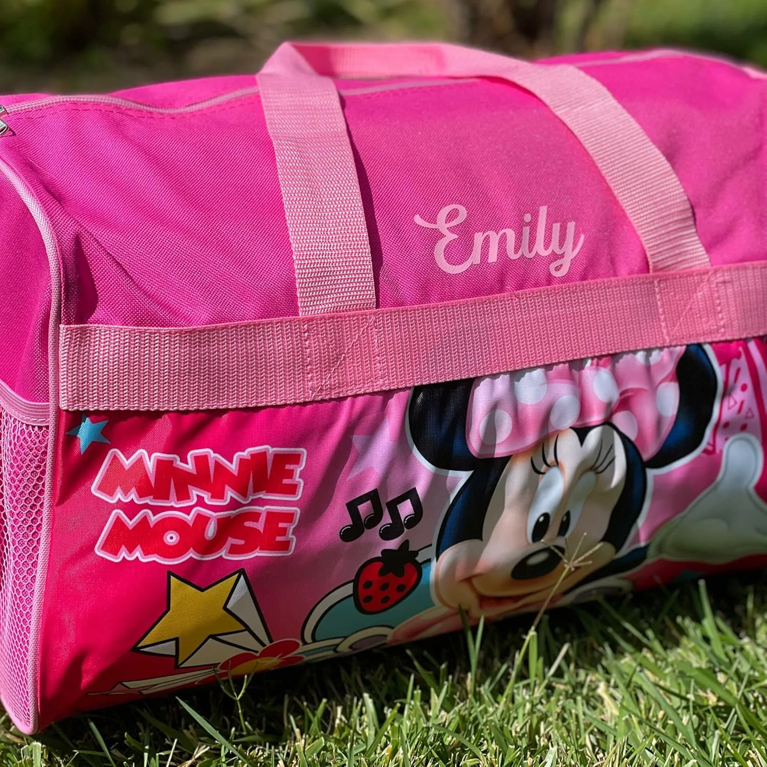 Personalized Licensed Kids Duffel Bag - Minnie Mouse