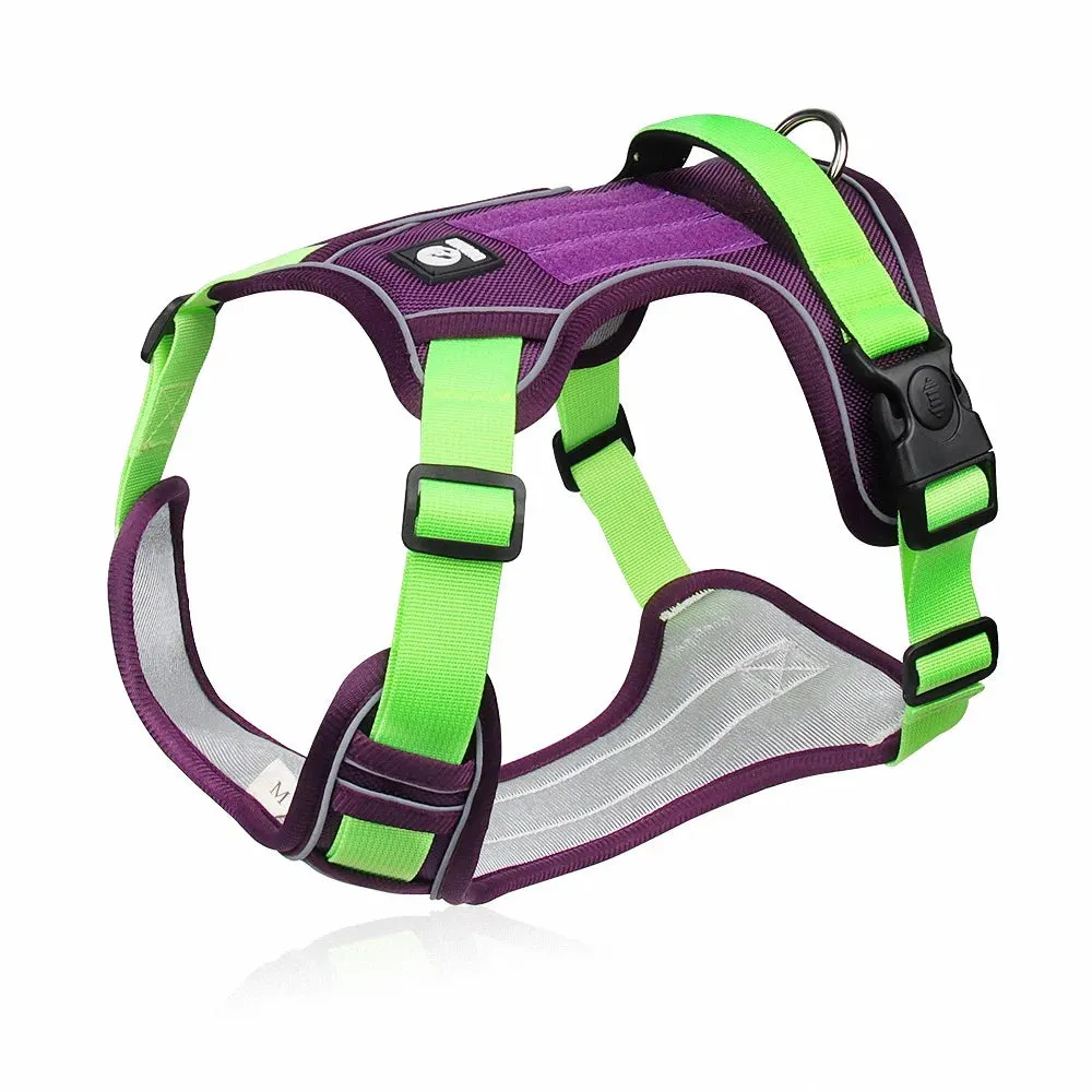 Pet Dog Harness Adjustable Reflective Dog Chest Strap Vest For Small Medium Large Dogs Outdoor Training Protective Dog Harness
