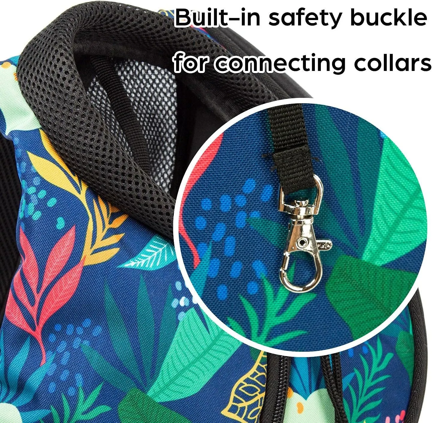 Pet Dog Sling Carrier Breathable Mesh Sling Bag Safe Hands Free Adjustable Dog Satchel for Small Dogs Cats to Outdoor Travel