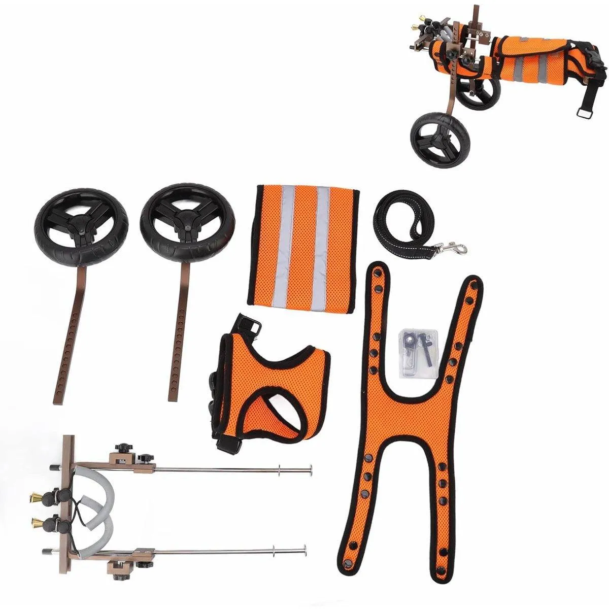 Pet Supplies Recovery Leash Assistance Car for Small and Medium Disabled Pets