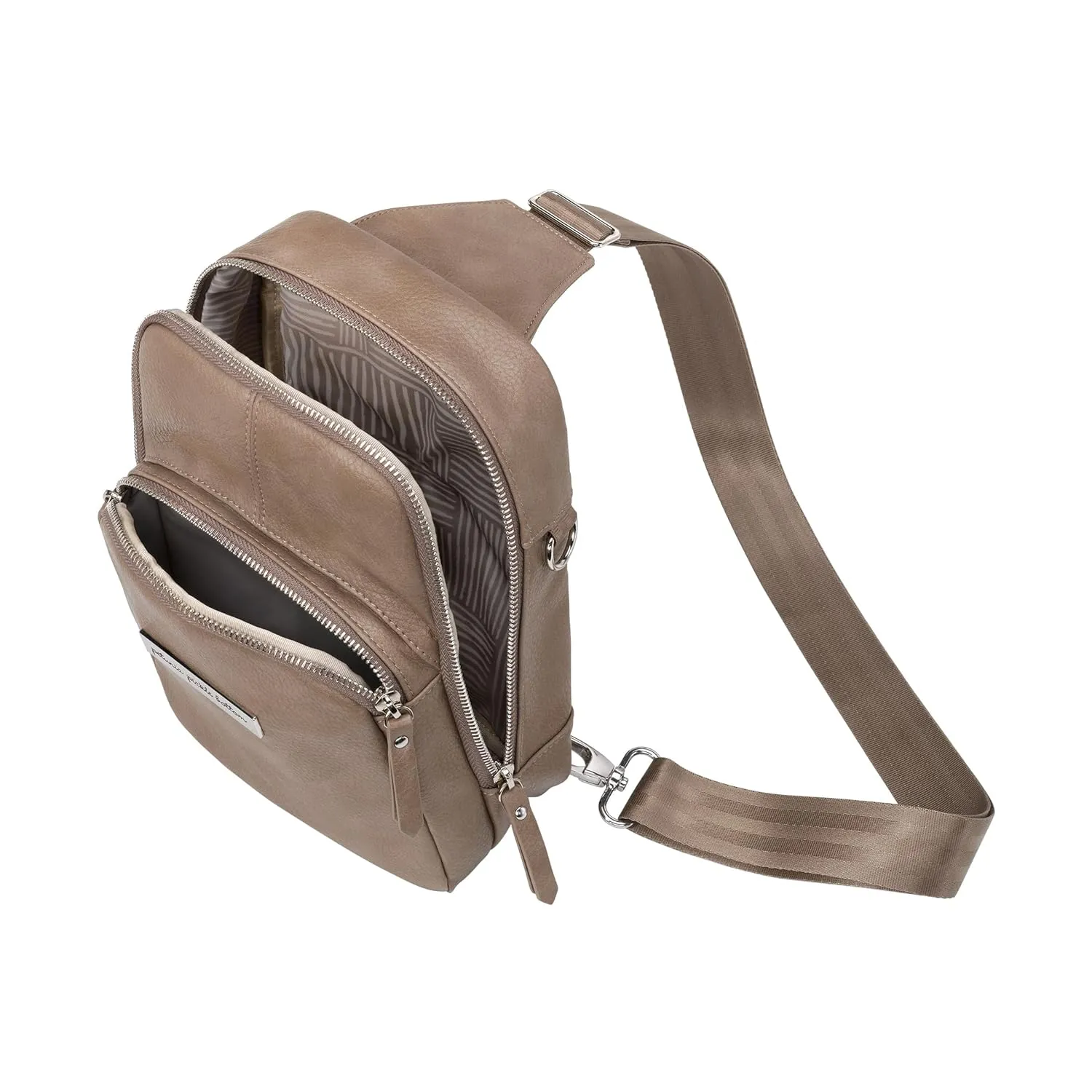 Petunia Pickle Bottom Criss-Cross Sling Bag - Sling Bag for Women and Men - Adjustable Straps to Custom-Fit - Mink