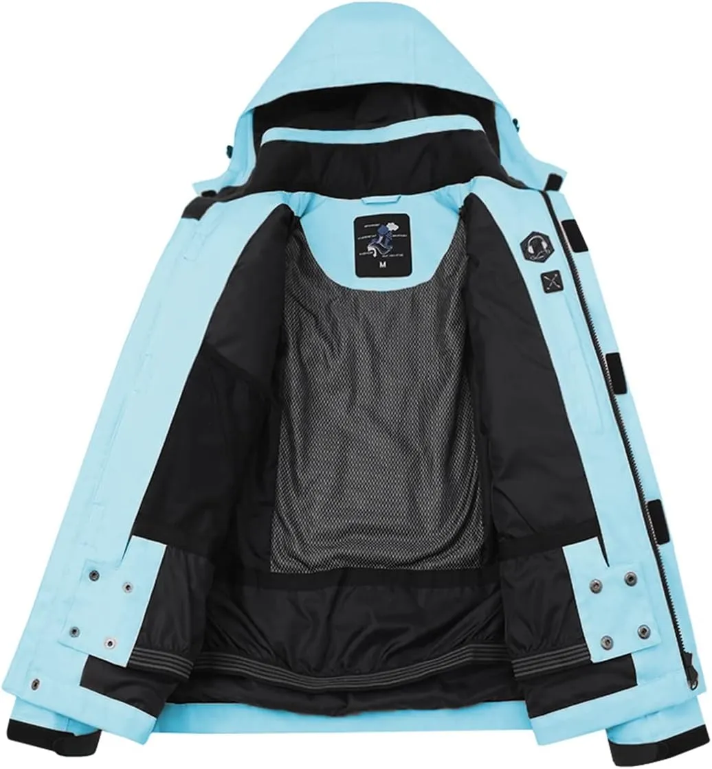 PHIBEE Women's Waterproof Outdoor Snowboard Breathable Ski Jacket