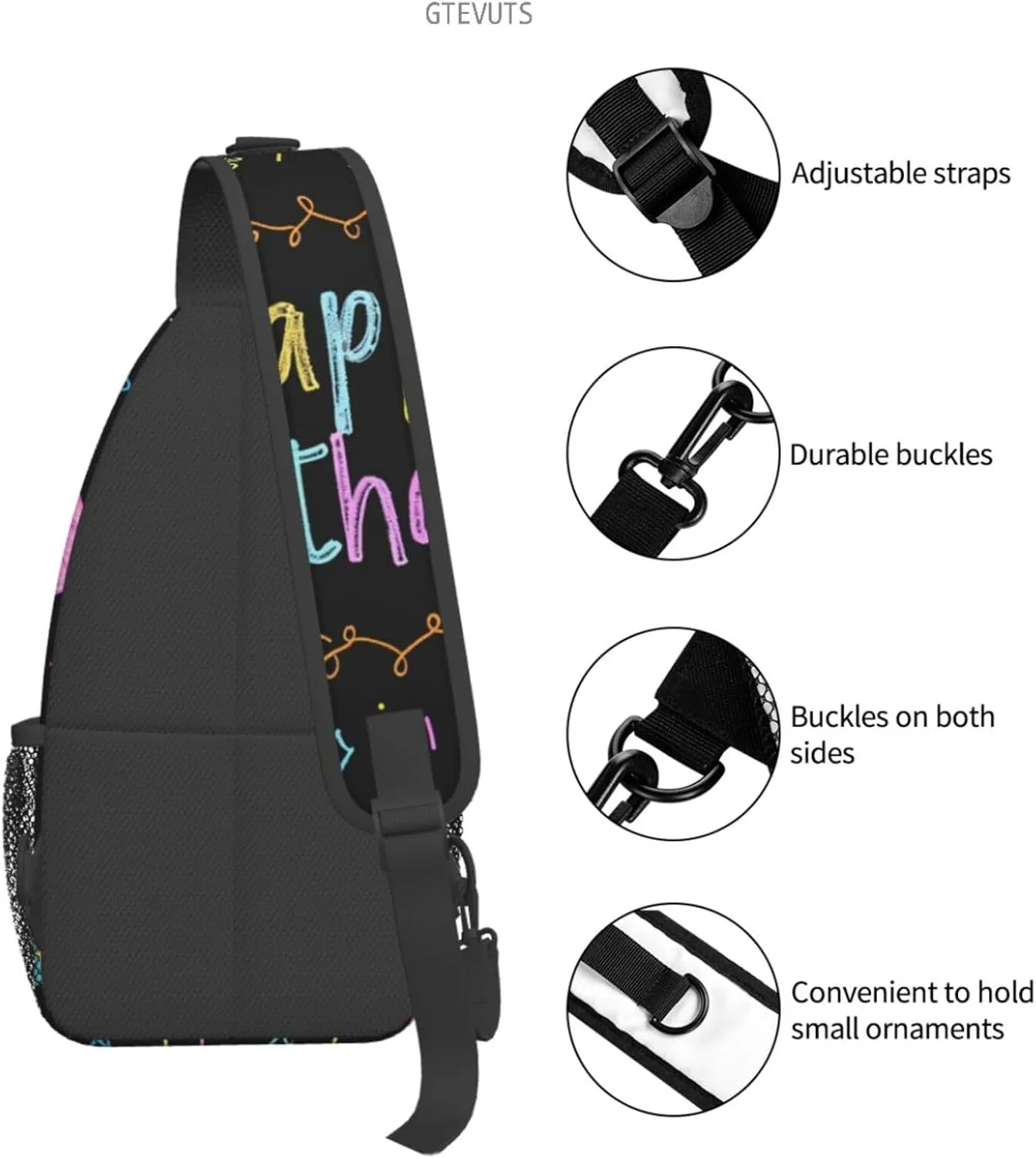 Pizza Cats Crossbody Bag for Women Men- Fashion Backpack Daypack Travel Shoulder Bags Outdoor