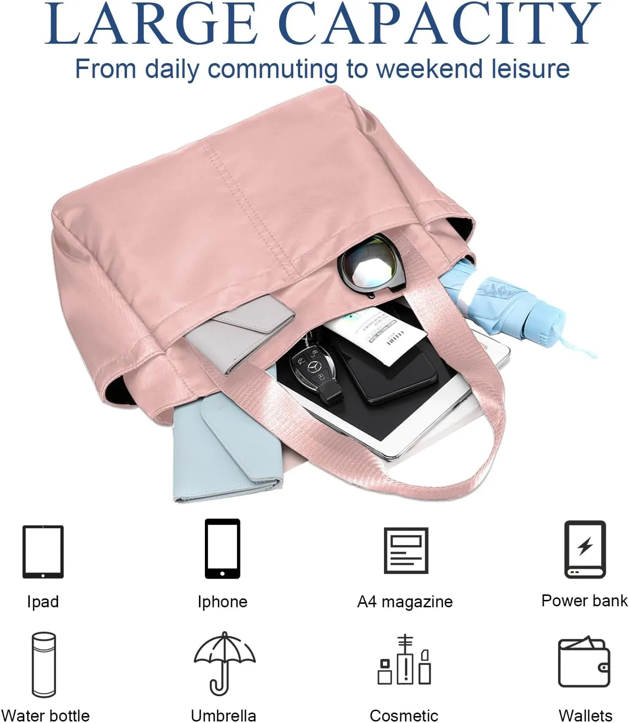 PlasMaller Carry On Travel Duffle Bag Packable Luggage Travel Gear Sports Gym Bags Lightweight Tote Shoulder Pack