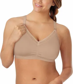 PLAYTEX Women's Maternity & Nursing Pretty T-Shirt Wirefree Bra Us3002