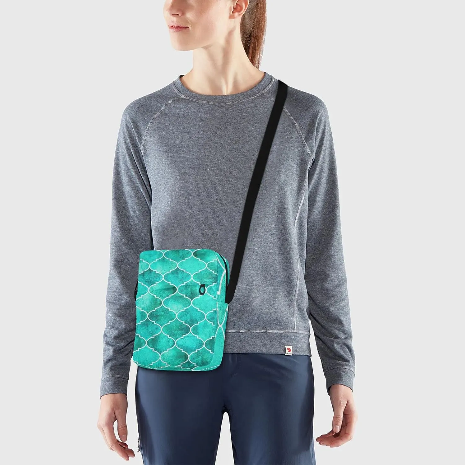 Poeticcity Crossbody Phone Bag, Small Messenger Shoulder Bag, Cash Handbag Wallet Purse