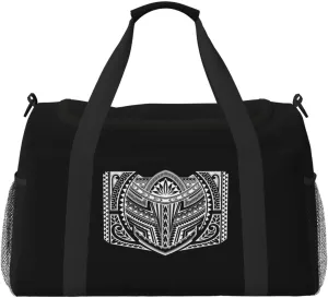 Polynesian Hawaiian Samoan Tribal Travel Duffel Bag Man'S Womens Gym Bag For Travel Gym Weekend Travel Duffel Bag